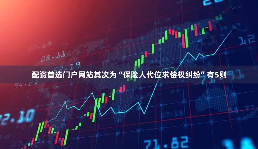 配资首选门户网站其次为“保险人代位求偿权纠纷”有5则