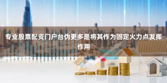 专业股票配资门户台伪更多是将其作为固定火力点发挥作用