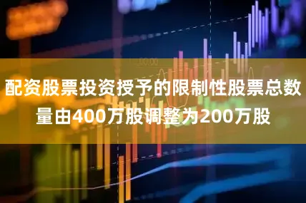 配资股票投资授予的限制性股票总数量由400万股调整为200万股